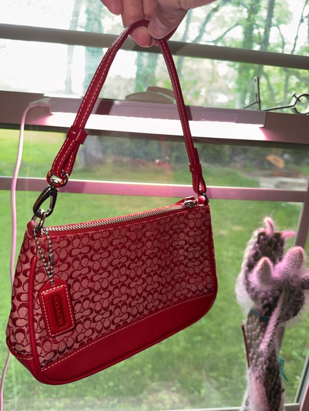 Y2K Coach Red Mini Shoulder Bag – Vintage Style 6622
